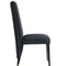 Global Furniture Usa Contemporary Velvet D12 Black Dining Chair 4863 - alternate 2